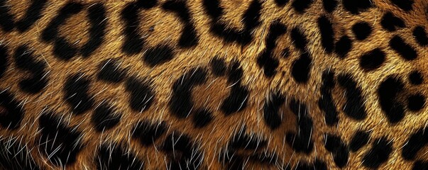 Close Up of Leopard Skin Texture