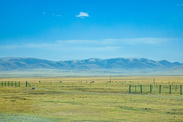 Aba Qiang and Tibetan Autonomous Prefecture, Sichuan Province - mountains and grassland scenery...