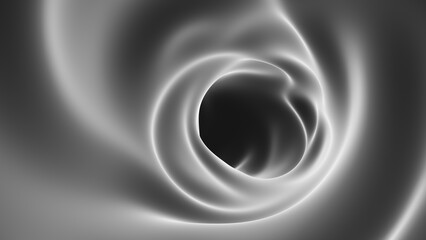 Abstract textured background, dark tunnel and hole, Abstract Futuristic dark corridor interior design. Dark round tunnel entrance somewhere deep, spooky and mysterious. 3d rendering illustration
