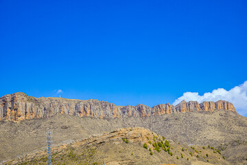 Aba Qiang and Tibetan Autonomous Prefecture, Sichuan Province - mountains and grassland scenery under the blue sky