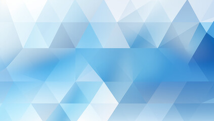 Abstract Geometric Blue Triangle Mosaic Gradient Background