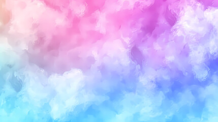 Background, Using One Color In Pastel Colors - A Blue And Pink Smoke