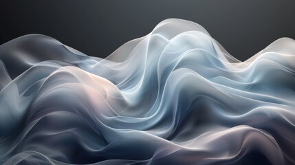 Obraz premium Dynamic Blue and White Wave - Background, Texture, Wallpaper