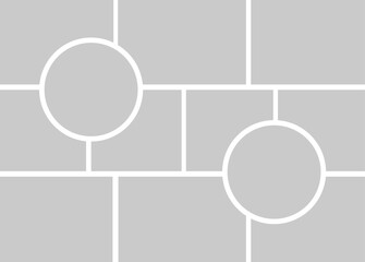 12 photo collage template. vector illustration, new collections