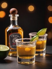 Photo Of Tequila Still Life Concept