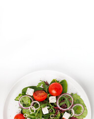 salad with tomato and feta