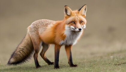 A Fox With Its Tail Swishing From Side To Side Upscaled 5