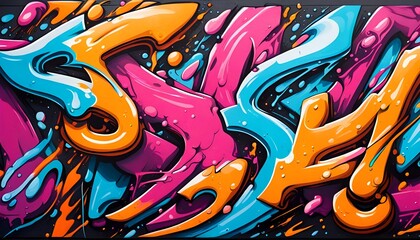 Fototapeta premium Graffiti Art Design 069