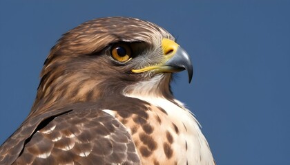 A Hawk With Its Feathers Glistening In The Sunligh Upscaled 2