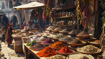 spices in the market