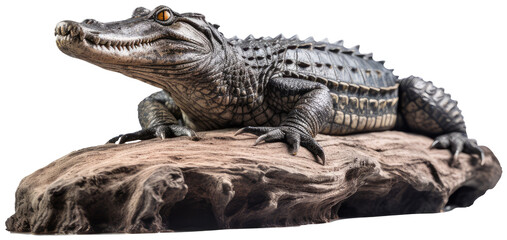 Fototapeta premium Alligator with transparent background