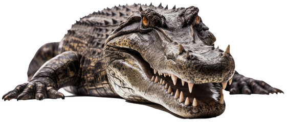 Obraz premium Alligator with transparent background