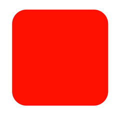 Red filled square icon  - obrazy, fototapety, plakaty