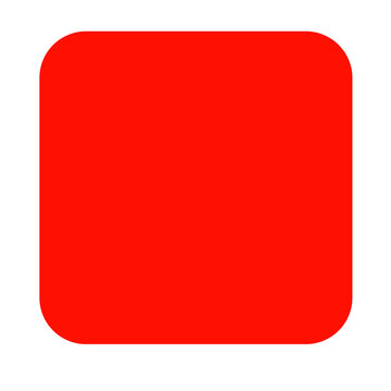 Red filled square icon 
