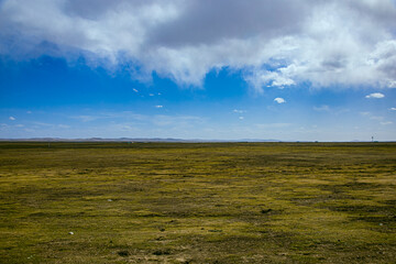 Aba Qiang and Tibetan Autonomous Prefecture, Sichuan Province - mountains and grassland scenery...