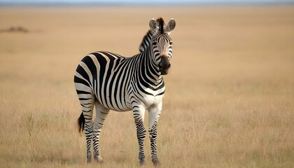 A Zebra In A National Park Upscaled 4