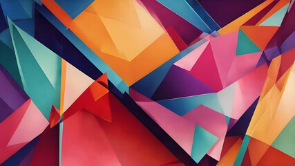 Abstract Modern geometric Backgrounds. Abstract  Backgrounds design. AI generated image