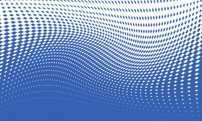 Abstract halftone blue dotted on white background, vector file