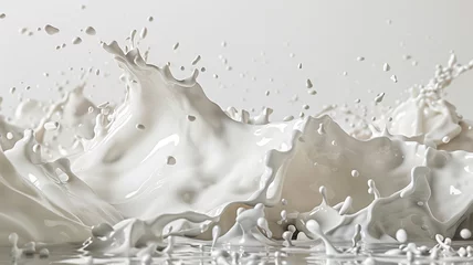 Foto op Plexiglas milk white background © benjawan