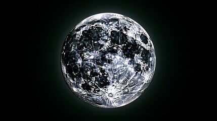 moon in space