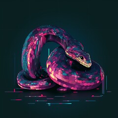 snake in the dark
