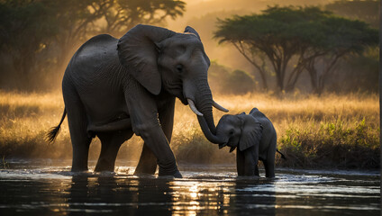 Elephant Photography: Capturing the Essence of Wildlife - obrazy, fototapety, plakaty