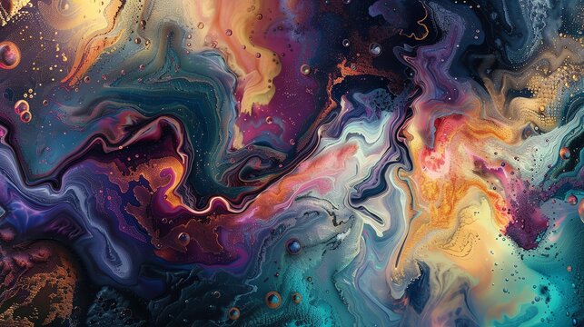 Textured oil spill background