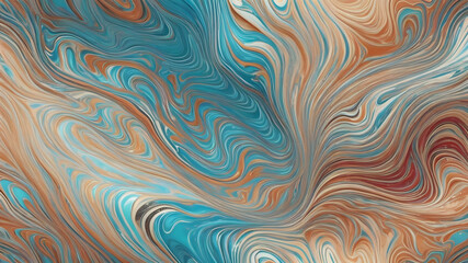 Marble ink abstract art from meticulous original painting abstract background . Seamless marble effect surface pattern design for print. Ebru marbling handmade art..  AI generated image, ai