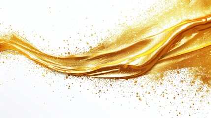 luxury golden color Abstract wave background