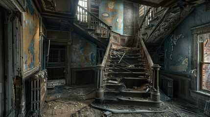 Fototapeta na wymiar Photography of Urban Decay