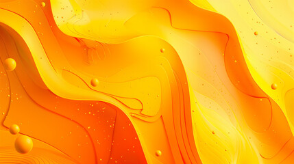 Abstract texture yellow orange background banner panorama long with 3d geometric gradient shapes...