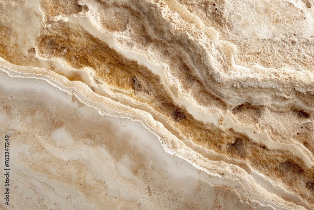 Poster high-quality image capturing the intricate patterns and warm tones of a marble surface
