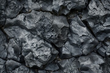 High-detail close-up of dark volcanic rock, showing intricate natural textures