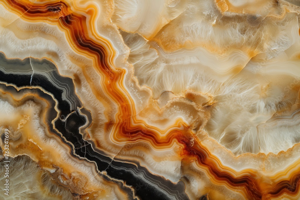 Poster high resolution image showcasing the intricate patterns of natural marble stone