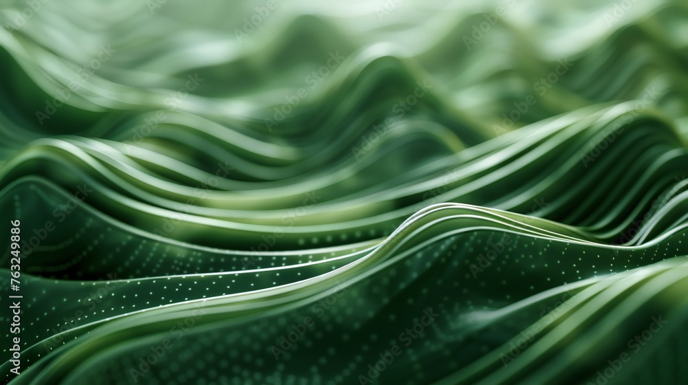 Wall mural neon green gradients and waves texture background, adding flair to web designs.
