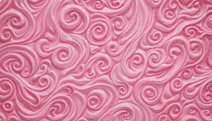CG background with pink swirls