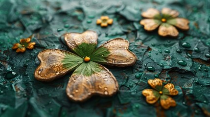 Lucky Ireland shamrock for St. Patricks Day