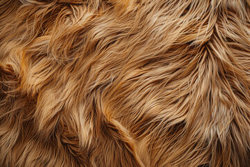 Fototapeta premium Brown animal fur texture for background