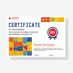 modern certificate template