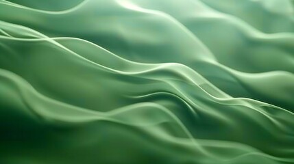 Obraz premium Subtle green gradients and gentle waves, perfect for creating harmonious web designs.
