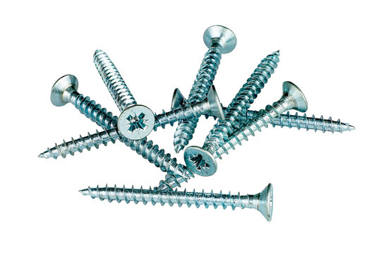 group of screws on transparent background - Powered by Adobe