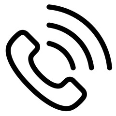 telephone icon vector. symbol, sign