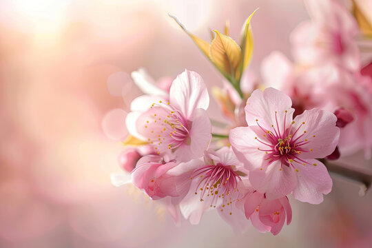 Beautiful cherry blossom for background