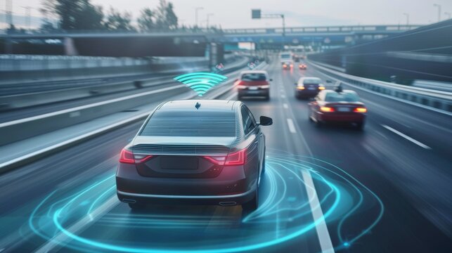 Adaptive cruise control concept for autonomous cars. Driver assistance system for autonomous cars.
