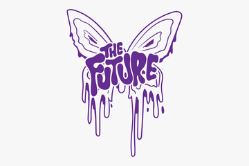 Streetwear design Aesthetic typography quotes vector graphic design templates