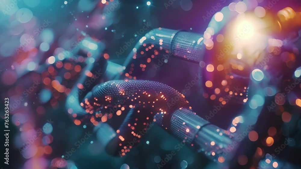 Poster detailed view of a blockchain smart contract being used to regulate the sharing and access of medica