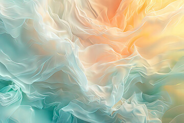 Obraz premium A colorful wave background. AI technology generated image