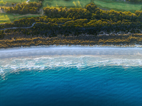Aerial view of Middleton Beach, Albany, Western Australia.