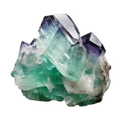 Fluorite isolated on transparent background