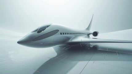Unleash your creativity by visualizing the elegant and precise aerodynamic surfaces of aircraft 